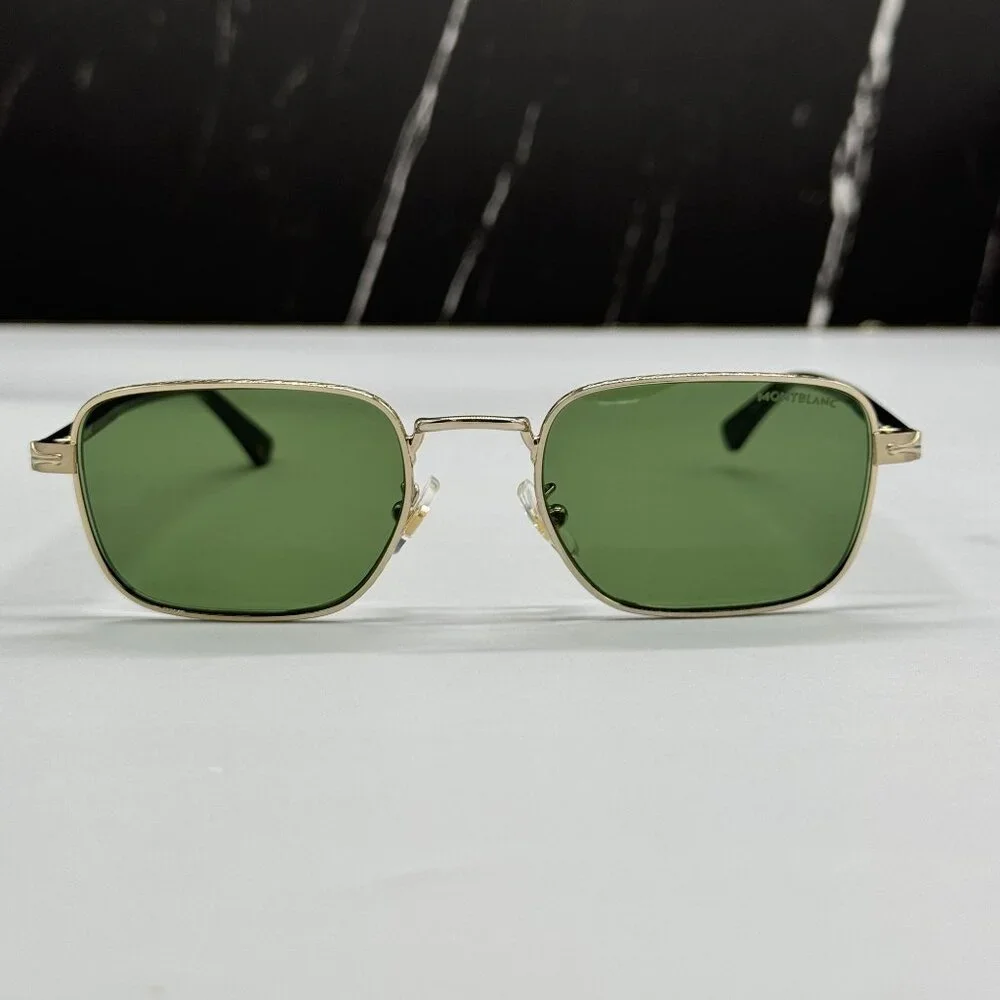 NEW MONTBLANC SUNGLASSES MEN BLACK GREEN EYEWEAR MONTBLANC MB0339S 002